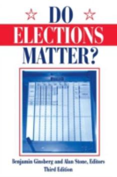 Paperback Do Elections Matter? Book