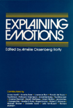 Paperback Explaining Emotions: Volume 5 Book