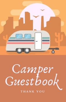 Paperback Camper Guestbook: A guestbook for your rental camper Book