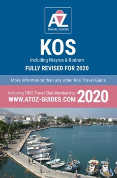 Paperback A to Z guide to Kos 2020, including Nisyros and Bodrum Book