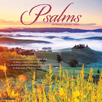 Calendar Psalms 2022 Wall Calendar (Bible Verses) Book