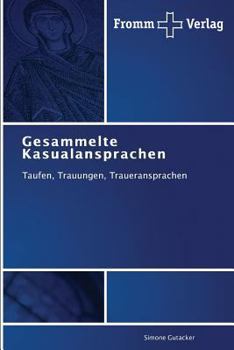 Paperback Gesammelte Kasualansprachen [German] Book