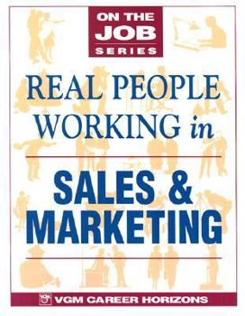 Paperback Real People Working in Sales & Marketing Book