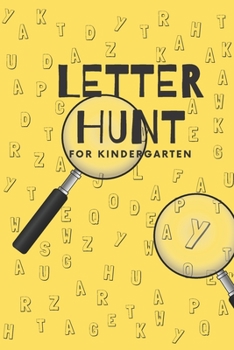 Paperback Letter Hunt for Kindergarten: Letter Hunt for Kids Book