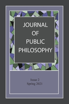 Paperback Journal of Public Philosophy: Issue 2 Book