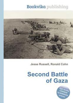 Paperback Second Battle of Gaza Book