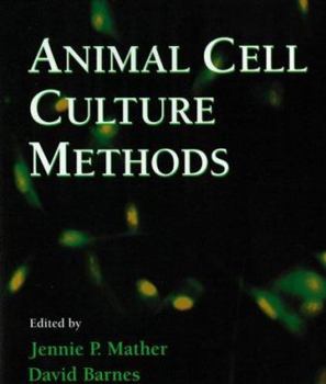 Hardcover Animal Cell Culture Methods Book