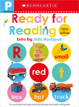 Paperback Pre-K Ready for Reading Workbook: Scholastic Early Learners (Extra Big Skills Workbook) Book