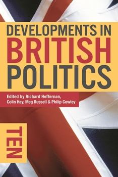 Paperback Developments in British Politics 10 Book