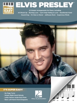 Paperback Elvis Presley - Super Easy Piano Songbook with Lyrics Book