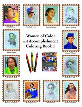 Paperback Women of Color and Accomplishment Coloring Book 1 Book