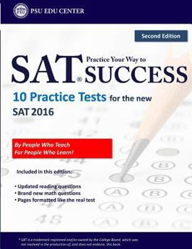 Paperback Practice Your Way to SAT Success: 10 Practice Tests for the new SAT 2016 Book