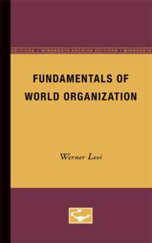 Paperback Fundamentals of World Organization Book