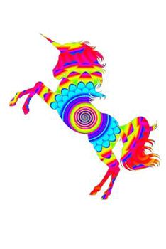 Paperback Unicorn Rainbows: Mood Tracker Book