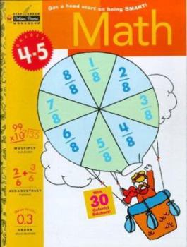 Paperback Math (Grades 4-5) [With 30 Colorful Stickers] Book