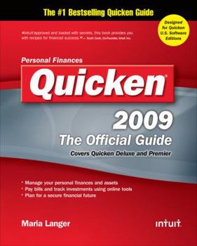 Paperback Quicken 2009 the Official Guide Book
