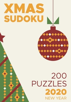 Paperback XMAS Sudoku: 200 Fun 6x6 Christmas Sudoku Puzzles (Large Print) Book