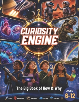 Paperback Curiosity Engine: The Big Book of How & Why A Visual Science Adventure for Kids Ages 6-12 Book