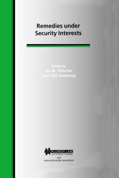 Hardcover Remedies Under Security Interests Book