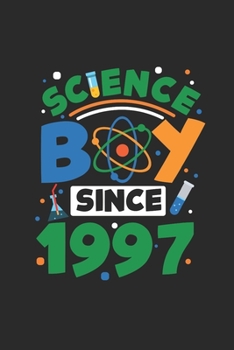 Science Boy Since 1997: Graph Ruled Notebook / Journal (6 X 9 - 5 X 5 Graph Ruled) - Science Student and Scientist Birthday Gift Idea