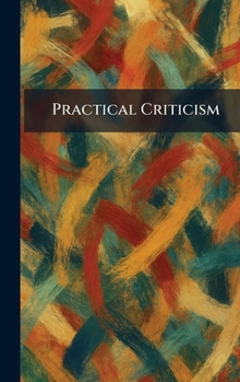 Hardcover Practical Criticism Book