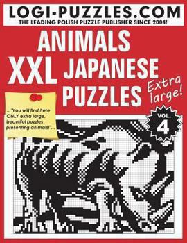 Paperback XXL Japanese Puzzles: Animals Book