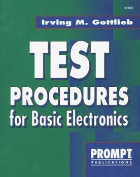 Paperback Test Procedures for Basic Electronics Book