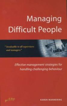 Paperback Managing Difficult People Book