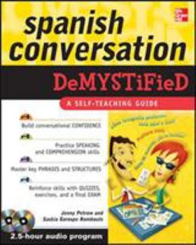 Paperback Spanish Conversation Demystified [With 2 CDs] Book