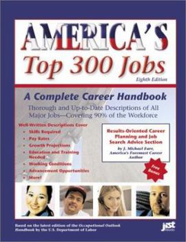 Paperback America's Top 300 Jobs: A Complete Career Handbook Book