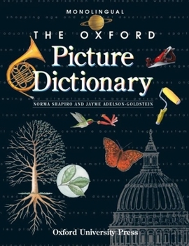Paperback Oxford Picture Dictionary: Monolingual Book