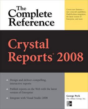 Paperback Crystal Reports 2008: The Complete Reference Book