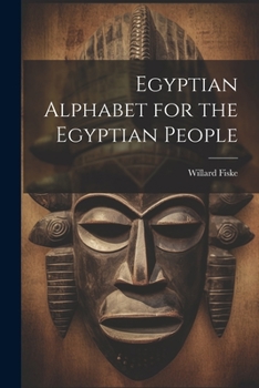 Paperback Egyptian Alphabet for the Egyptian People Book