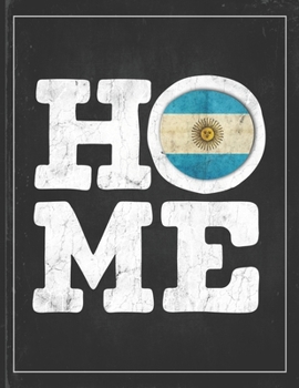 Home: Argentina Flag Planner for Argentinian Coworker Friend from Buenos Aires  Undated Planner Daily Weekly Monthly Calendar Organizer Journal