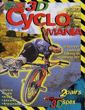 Paperback 3D Cyclo Mania: Discover Radical Biking in Stunning 3D Book