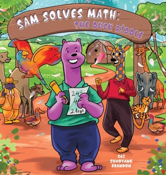 Hardcover Sam Solve Math: The Duck Riddle Book