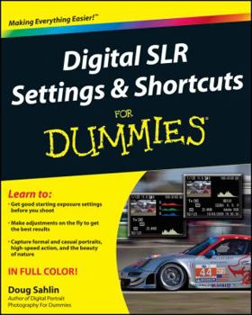 Paperback Digital SLR Settings & Shortcuts for Dummies Book
