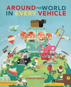 Hardcover Around the World in Every Vehicle Book