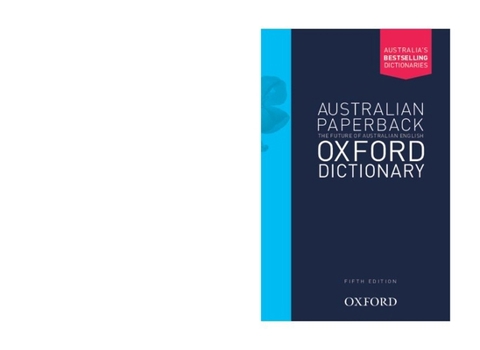 Paperback Australian Oxford Paperback Dictionary Book