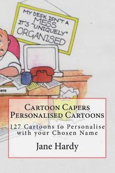 Paperback Cartoon Capers Personalised Cartoons Book