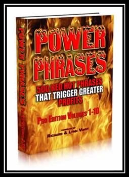 Paperback Power Phrases Pro Edition - (Complete Series 1-10): 5000 Power Phrases That Trigger Greater Profits Book