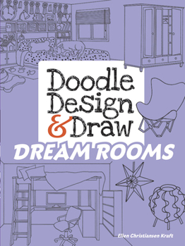 Paperback Doodle Design & Draw Dream Rooms Book