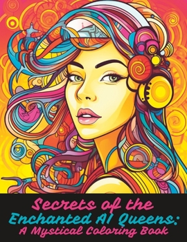 Paperback Secrets of the Enchanted AI Queens: A Mystical Coloring Book