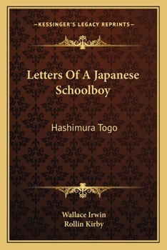 Paperback Letters Of A Japanese Schoolboy: Hashimura Togo Book