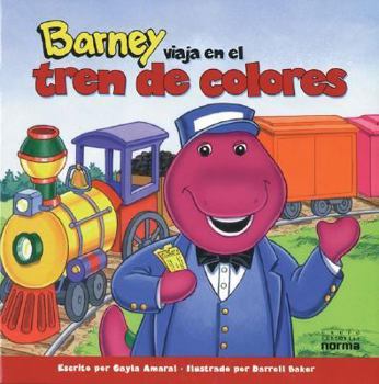 Paperback Barney Viaja En El Tren de Colores (Spanish Edition) [Spanish] Book