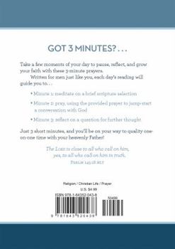 Paperback 3-Minute Prayers for Men Book