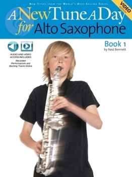 Paperback A New Tune a Day - Alto Saxophone, Book 1 (Book/Online Audio) [With CD and DVD] Book