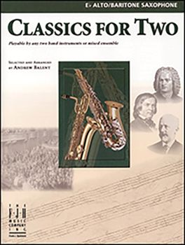 Paperback Classics for Two, E-Flat Alto/Baritone Saxophones Book