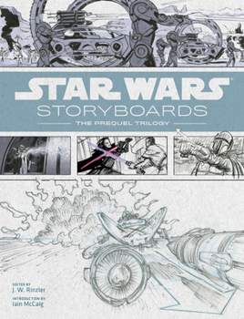 Hardcover Star Wars Storyboards: The Prequel Trilogy Book