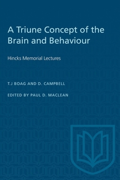 Paperback A Triune Concept of the Brain and Behaviour: Hincks Memorial Lectures Book
